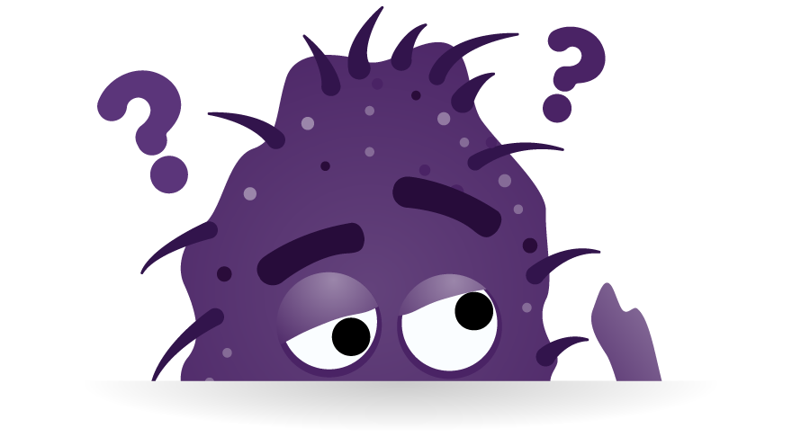 Dreb the flu germ asks a question